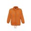 Uniszex vízálló, kapucnis széldzseki, SOL'S SO32000, Orange-L