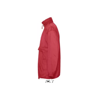   Uniszex vízálló, kapucnis széldzseki, SOL'S SO32000, Red-2XL