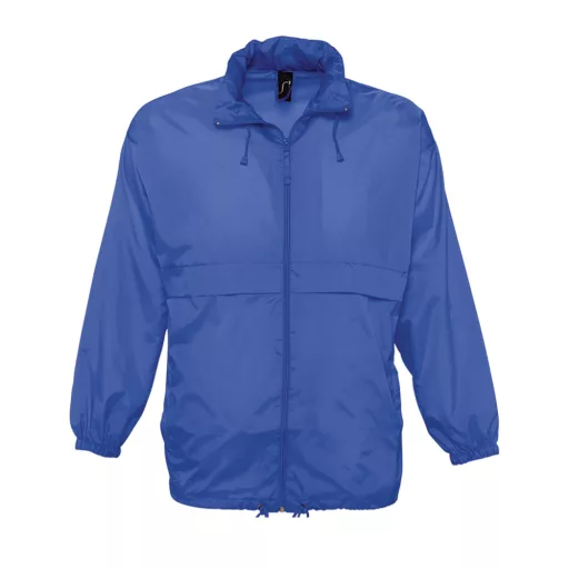 Uniszex vízálló, kapucnis széldzseki, SOL'S SO32000, Royal Blue-S