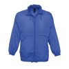Uniszex vízálló, kapucnis széldzseki, SOL'S SO32000, Royal Blue-XS