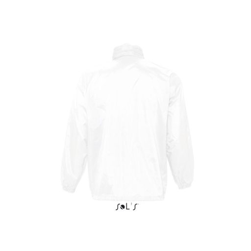 Uniszex vízálló, kapucnis széldzseki, SOL'S SO32000, White-2XL