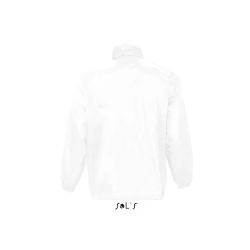 Uniszex vízálló, kapucnis széldzseki, SOL'S SO32000, White-S