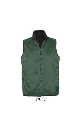 Uniszex WINNER vízlepergető mellény polár béléssel, SOL'S SO44001, Forest Green-2XL