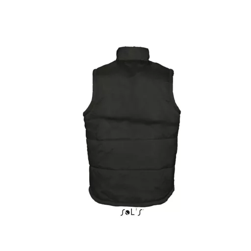 Uniszex WARM steppelt mellény poliészter béléssel, SOL'S SO44002, Black-XL