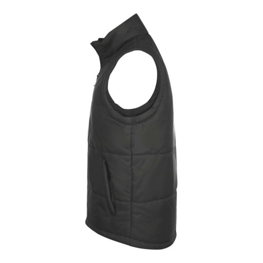 Uniszex WARM steppelt mellény poliészter béléssel, SOL'S SO44002, Charcoal Grey-L