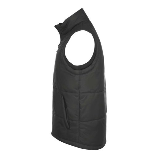 Uniszex WARM steppelt mellény poliészter béléssel, SOL'S SO44002, Charcoal Grey-XL