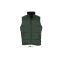 Uniszex WARM steppelt mellény poliészter béléssel, SOL'S SO44002, Forest Green-2XL