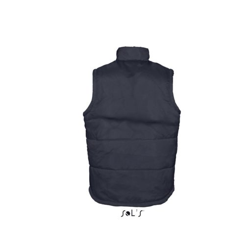 Uniszex WARM steppelt mellény poliészter béléssel, SOL'S SO44002, Navy-XL
