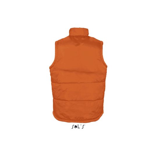 Uniszex WARM steppelt mellény poliészter béléssel, SOL'S SO44002, Orange-L
