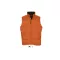 Uniszex WARM steppelt mellény poliészter béléssel, SOL'S SO44002, Orange-M