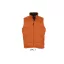 Uniszex WARM steppelt mellény poliészter béléssel, SOL'S SO44002, Orange-M