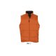 Uniszex WARM steppelt mellény poliészter béléssel, SOL'S SO44002, Orange-M