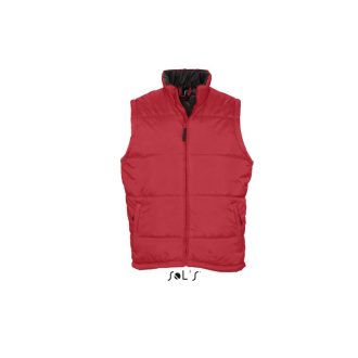   Uniszex WARM steppelt mellény poliészter béléssel, SOL'S SO44002, Red-2XL