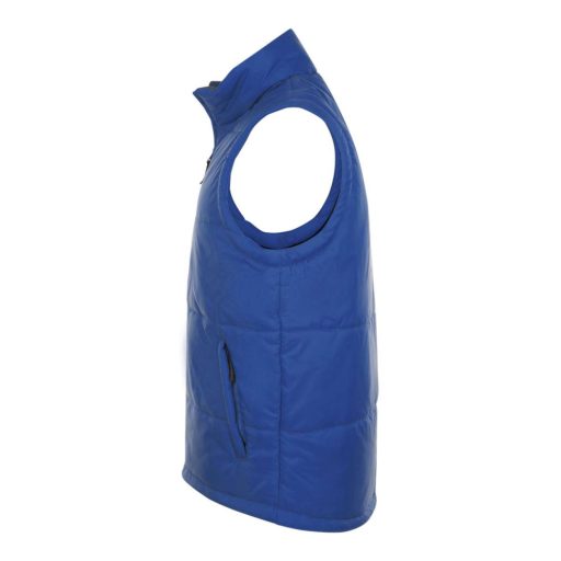 Uniszex WARM steppelt mellény poliészter béléssel, SOL'S SO44002, Royal Blue-M