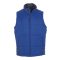 Uniszex WARM steppelt mellény poliészter béléssel, SOL'S SO44002, Royal Blue-S