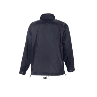   Uniszex bélelt széldzseki, gallérba hajtogatott kapucnival, SOL'S SO46000, Navy-2XL