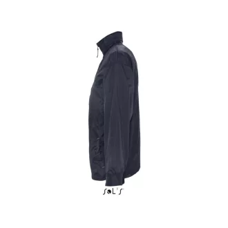   Uniszex bélelt széldzseki, gallérba hajtogatott kapucnival, SOL'S SO46000, Navy-2XL