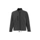 Férfi RELAX vastag 3 rétegű softshell dzseki, SOL'S SO46600, Charcoal Grey-S