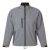 Férfi RELAX vastag 3 rétegű softshell dzseki, SOL'S SO46600, Grey Melange-4XL