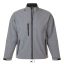 Férfi RELAX vastag 3 rétegű softshell dzseki, SOL'S SO46600, Grey Melange-4XL