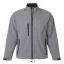 Férfi RELAX vastag 3 rétegű softshell dzseki, SOL'S SO46600, Grey Melange-M