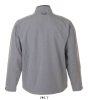 Férfi RELAX vastag 3 rétegű softshell dzseki, SOL'S SO46600, Grey Melange-S