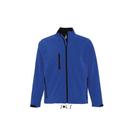 Férfi RELAX vastag 3 rétegű softshell dzseki, SOL'S SO46600, Royal Blue-4XL