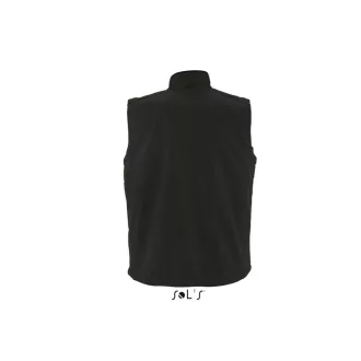   Férfi RALLYE 3 rétegű vastag softshell mellény, SOL'S SO46601, Black-2XL