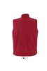 Férfi RALLYE 3 rétegű vastag softshell mellény, SOL'S SO46601, Pepper Red-2XL