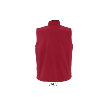   Férfi RALLYE 3 rétegű vastag softshell mellény, SOL'S SO46601, Pepper Red-2XL