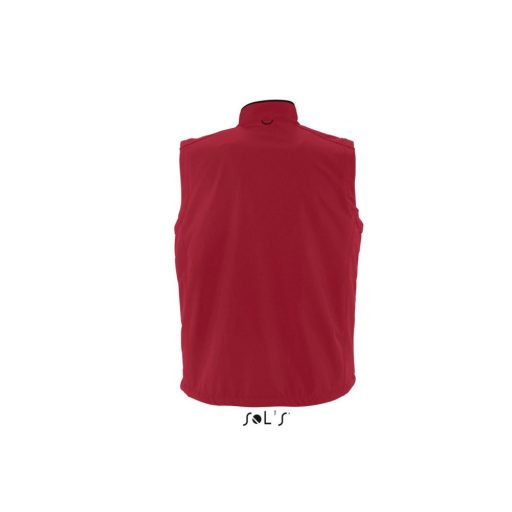 Férfi RALLYE 3 rétegű vastag softshell mellény, SOL'S SO46601, Pepper Red-2XL