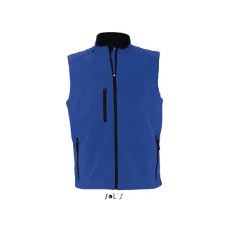   Férfi RALLYE 3 rétegű vastag softshell mellény, SOL'S SO46601, Royal Blue-2XL