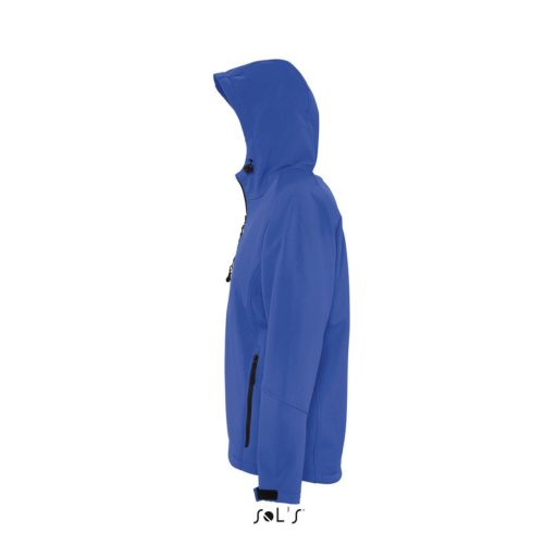 Férfi REPLAY kapucnis cipzáras softshell dzseki, SOL'S SO46602, Royal Blue-XL