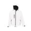 Férfi REPLAY kapucnis cipzáras softshell dzseki, SOL'S SO46602, White-S