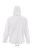Férfi REPLAY kapucnis cipzáras softshell dzseki, SOL'S SO46602, White-S