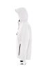 Férfi REPLAY kapucnis cipzáras softshell dzseki, SOL'S SO46602, White-S