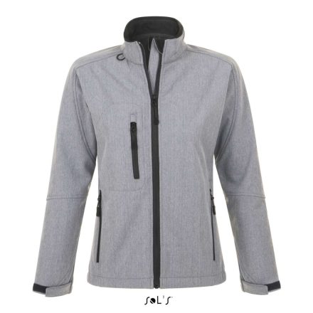 Női ROXY vastag 3 rétegű softshell dzseki, SOL'S SO46800, Grey Melange-L