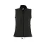Női RALLYE 3 rétegű vastag softshell mellény, SOL'S SO46801, Black-M