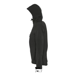   Női REPLAY kapucnis cipzáras softshell dzseki, SOL'S SO46802, Black-2XL