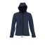 Női REPLAY kapucnis cipzáras softshell dzseki, SOL'S SO46802, French Navy-M