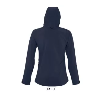   Női REPLAY kapucnis cipzáras softshell dzseki, SOL'S SO46802, French Navy-S