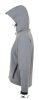 Női REPLAY kapucnis cipzáras softshell dzseki, SOL'S SO46802, Grey Melange-S