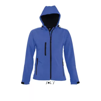   Női REPLAY kapucnis cipzáras softshell dzseki, SOL'S SO46802, Royal Blue-2XL