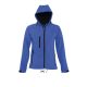 Női REPLAY kapucnis cipzáras softshell dzseki, SOL'S SO46802, Royal Blue-2XL