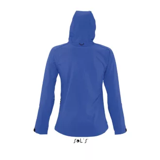  Női REPLAY kapucnis cipzáras softshell dzseki, SOL'S SO46802, Royal Blue-2XL