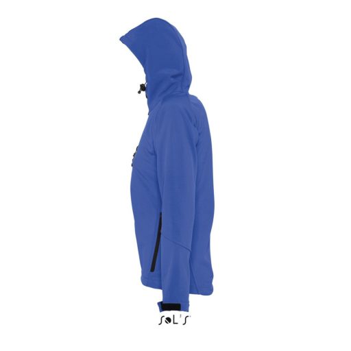 Női REPLAY kapucnis cipzáras softshell dzseki, SOL'S SO46802, Royal Blue-L