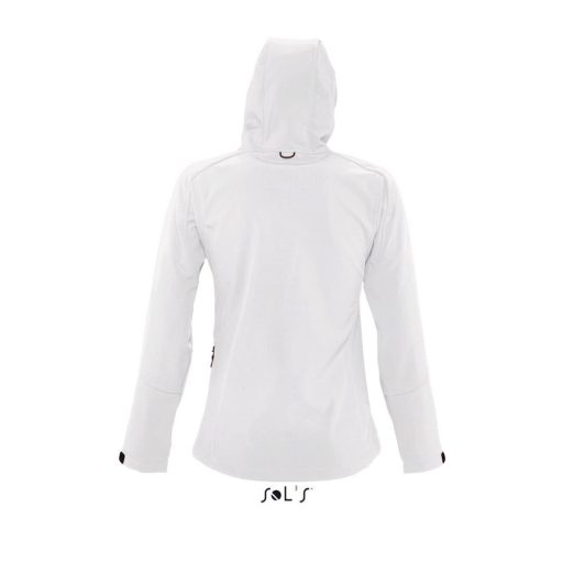 Női REPLAY kapucnis cipzáras softshell dzseki, SOL'S SO46802, White-L