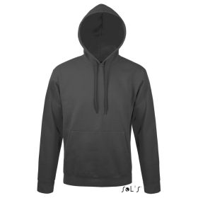   Uniszex SNAKE kapucnis  pulóver, SOL'S SO47101, Dark Grey-M