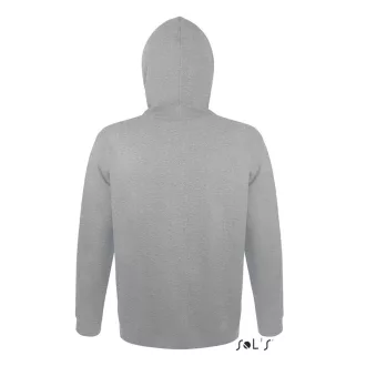   Uniszex SNAKE kapucnis  pulóver, SOL'S SO47101, Grey Melange-2XL