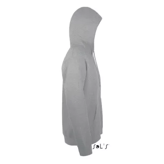   Uniszex SNAKE kapucnis  pulóver, SOL'S SO47101, Grey Melange-2XL